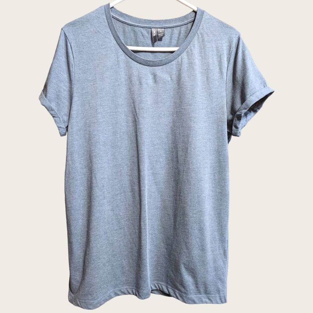 Asos Short Sleeve Tee Shirt, Medium, Grayish Blue